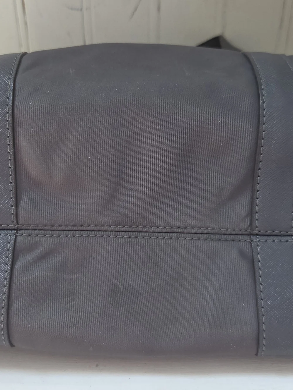 Henri Bendel Grey Convertible Backpack Clutch Crossbody Bag Tote Purse